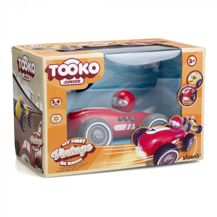 Tooko Junior İlk Vintage Yarış Arabam Uzaktan Kumandalı Kırmızı