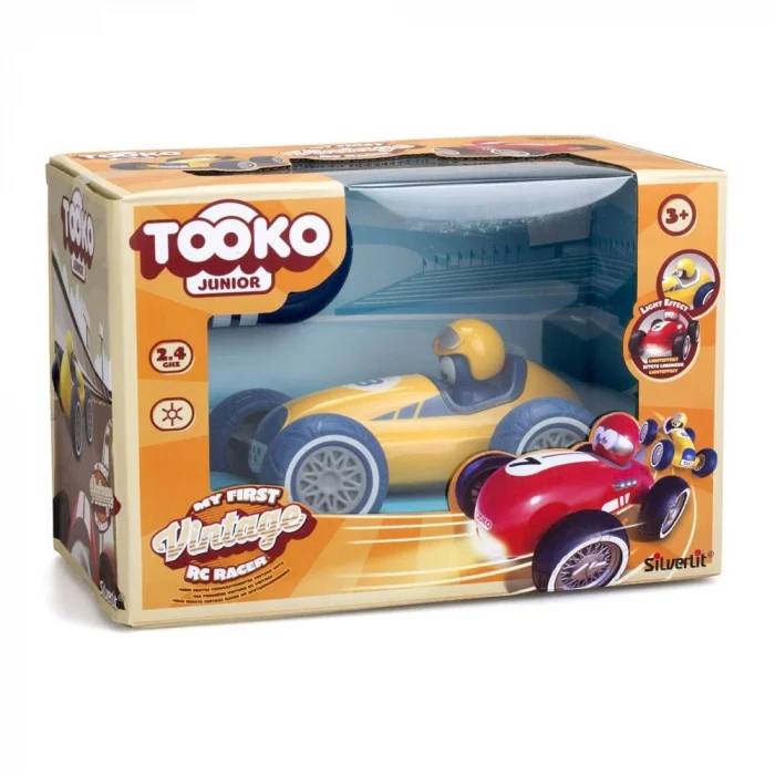 Tooko Junior İlk Vintage Yarış Arabam Uzaktan Kumandalı Sarı