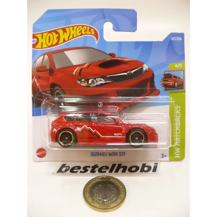 Hotwheels Subaru Wrx Stı Red Hotwheels