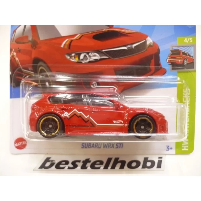 Hotwheels Subaru Wrx Stı Red Hotwheels