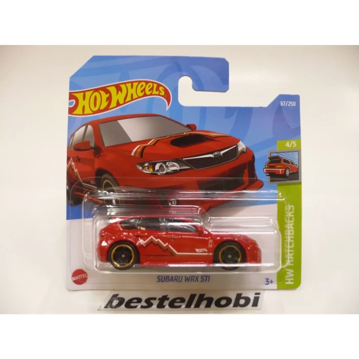 Hotwheels Subaru Wrx Stı Red Hotwheels