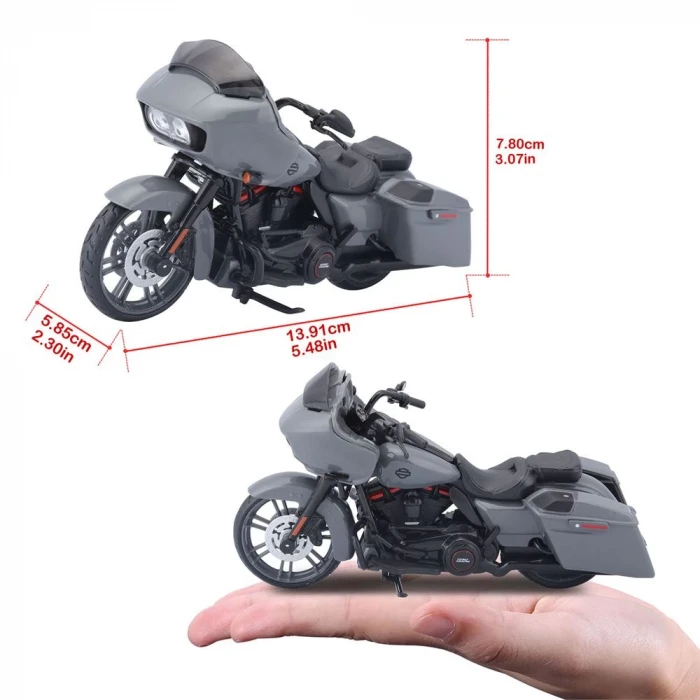 1:18 2018 Harley-Davidson CVO Road Glide Model Motor Seri 40