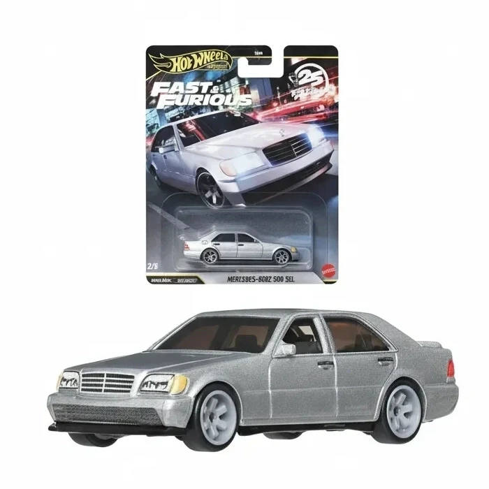 Hot Wheels Premium Series 25.yıl Özel Fast & Furious Mercedes-Benz 500 Sel HNW46 - JHW67-LA10