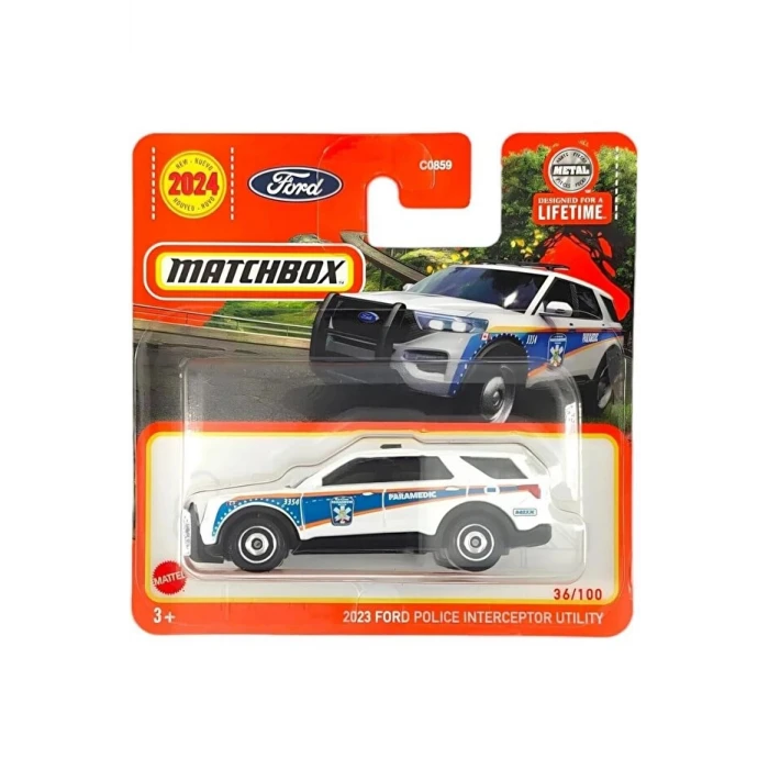 Matchbox 1:64 Tekli Arabalar 2023 Ford Police Interceptor Utility HVN42