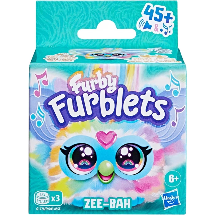 Furby Furblets ZEE-BAH Elektronik Mini Peluş 45+ Sesli 6+ Yaş