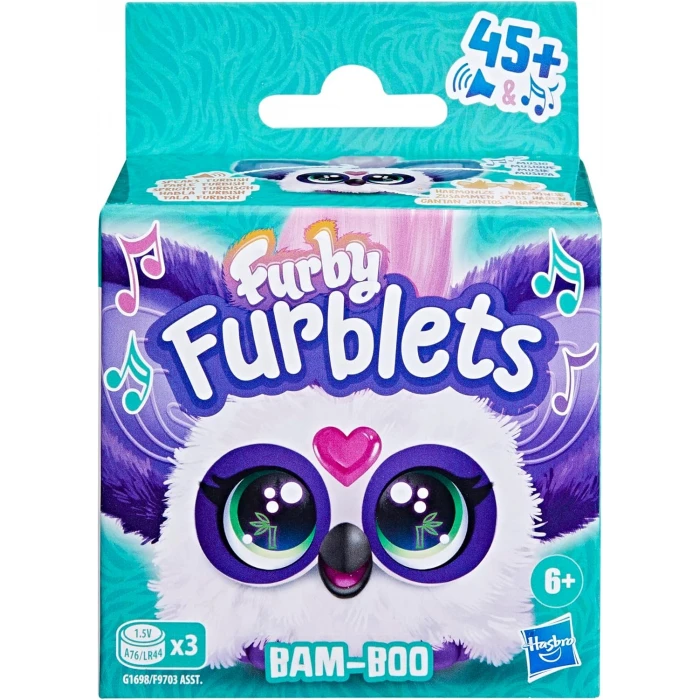Furby Furblets BAM-BOO Elektronik Mini Peluş 45+ Sesli 6+ Yaş