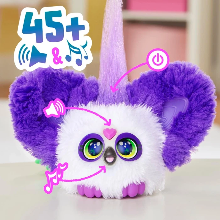 Furby Furblets BAM-BOO Elektronik Mini Peluş 45+ Sesli 6+ Yaş