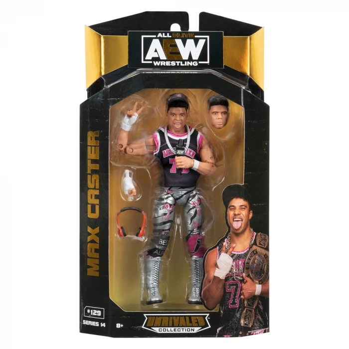 AEW Karakterleri Model Aksiyon Figürler S14 Max Caster 129