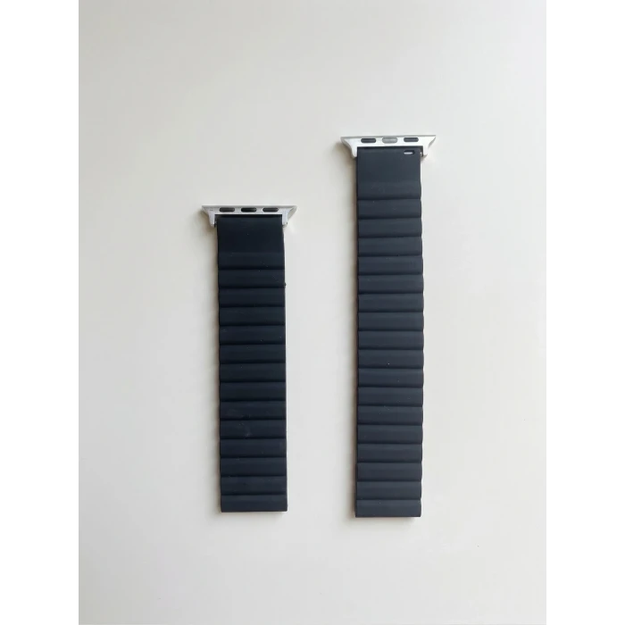 Apple Watch ile Uyumlu 38-40-41 mm Silikon Manyetik Kordon