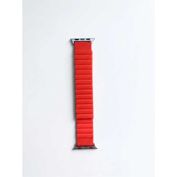 Apple Watch ile Uyumlu 42-44-45 mm Silikon Manyetik Kordon