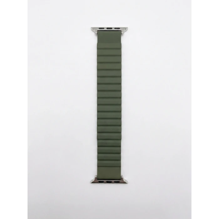 Apple Watch ile Uyumlu 42-44-45 mm Silikon Manyetik Kordon