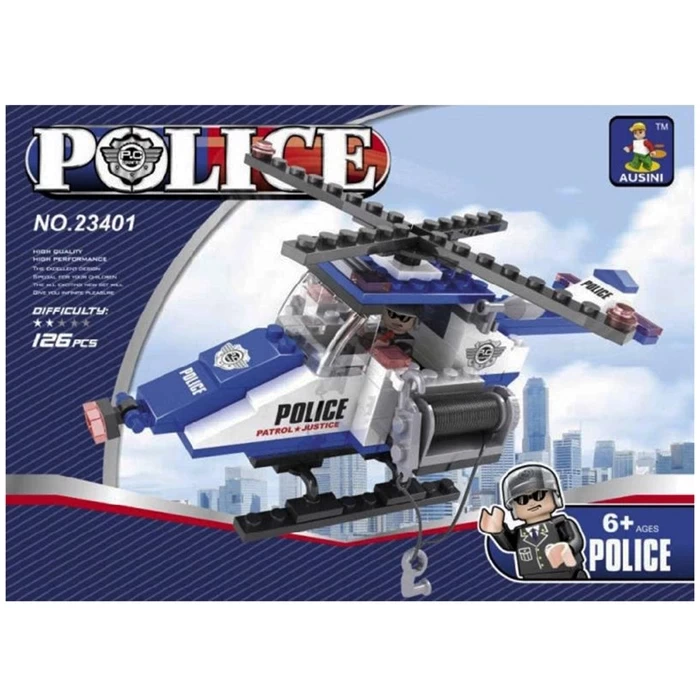 Ausini 126 Parça Polis Seti 23401