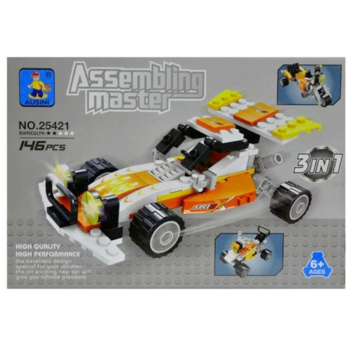 Ausini 146 Parça Yarış Arabası 25421