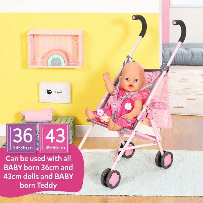 Baby Born Çantalı Bebek Arabası 832547