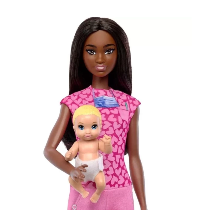 Barbie Bakım Temalı Kariyer Oyun Setleri - Bebek Doktoru JCR73