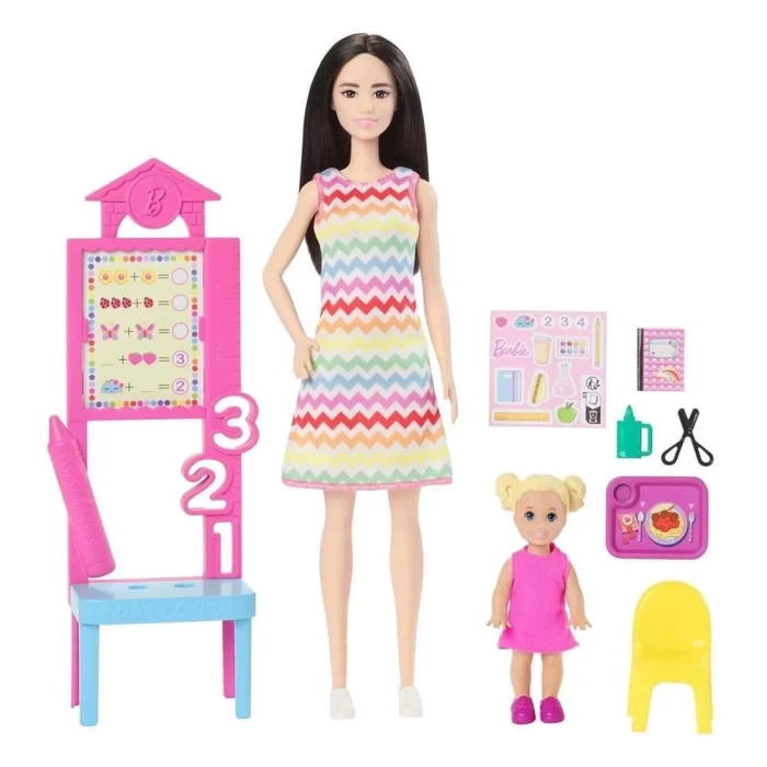 Barbie Bakım Temalı Kariyer Oyun Setleri - Öğretmen JCR77