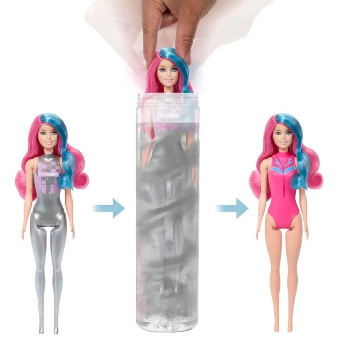 Barbie Color Reveal Renk Değiştiren Disco Star Serisi Sürpriz Pak