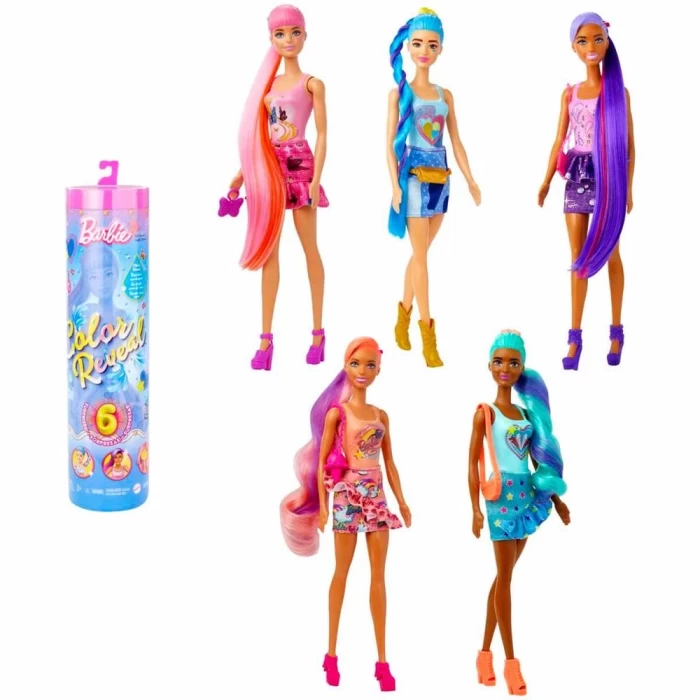 Barbie Color Reveal Renk Değiştiren Sürpriz Bebekler Denim Serisi