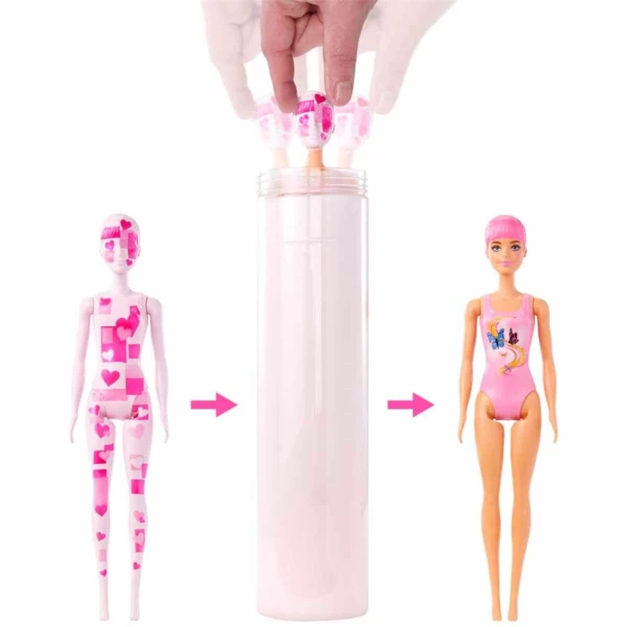 Barbie Color Reveal Renk Değiştiren Sürpriz Bebekler Denim Serisi