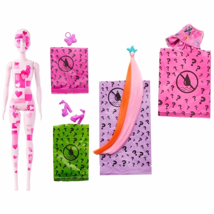 Barbie Color Reveal Renk Değiştiren Sürpriz Bebekler Denim Serisi