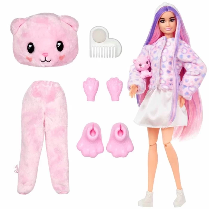 Barbie Cutie Reveal Bebekler Sevimli Kostümler Serisi HKR04