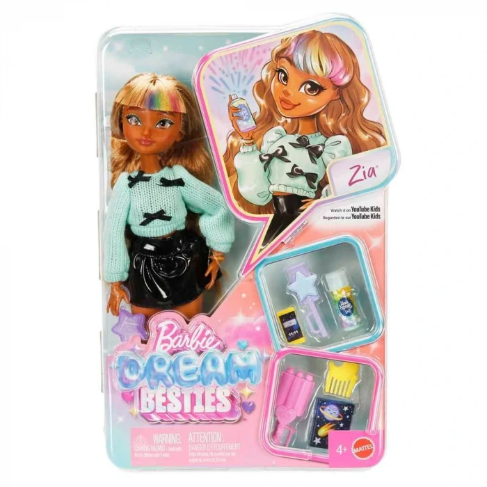 Barbie Dream Besties Zia Bebek ve Aksesuarları JGG36