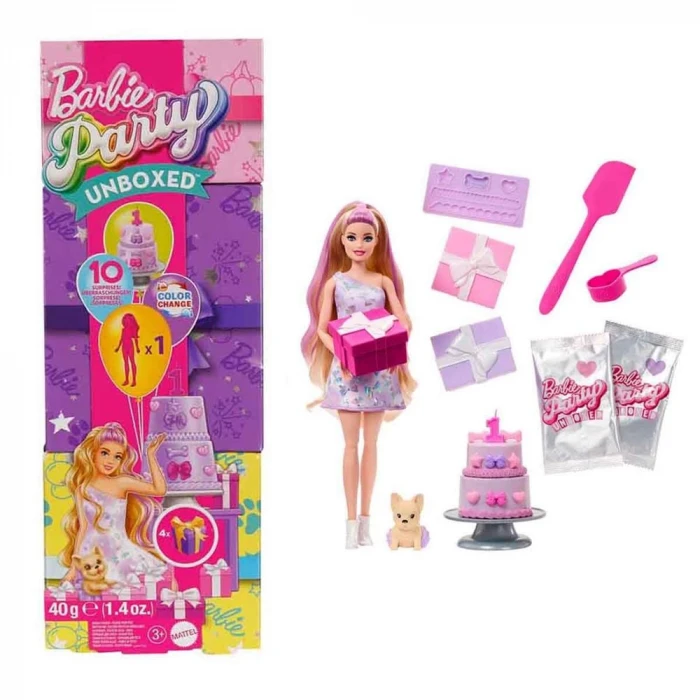 Barbie Parti Paketi Minik Dostumun Doğum Günü Serisi JFG70