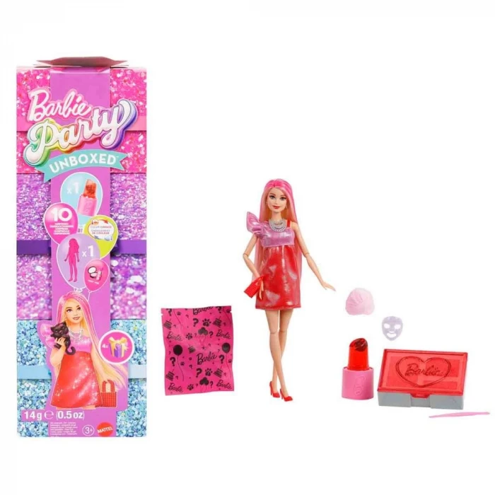 Barbie Parti Paketi Minik Dostumun Doğum Günü Serisi JFY68