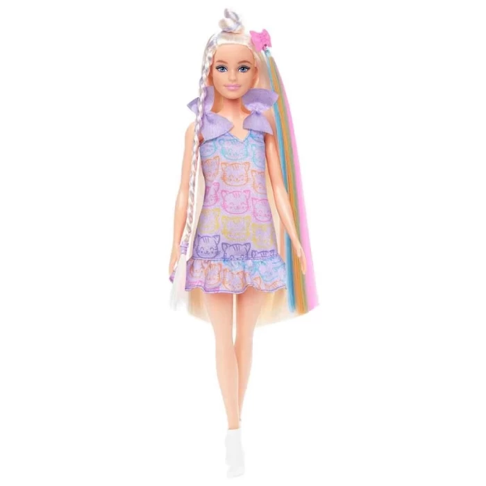 Barbie Upuzun Muhteşem Saçlı Bebek Saç Tasarım Oyun Seti JCT72