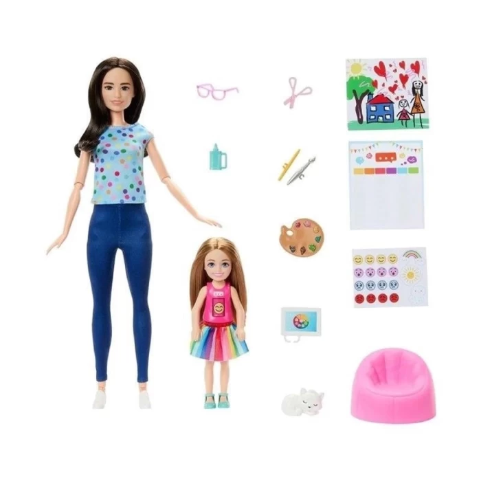 Barbie ve Chelsea Sanat Atölyesi Oyun Seti HRG48