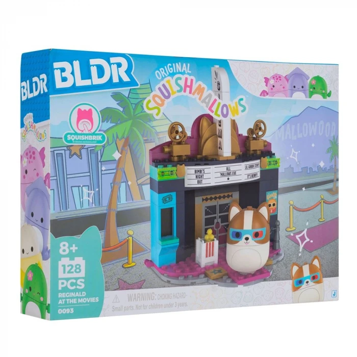 BLDR Squishmallows Oyun Seti - Köpek Reginald Sinemada CNS0093
