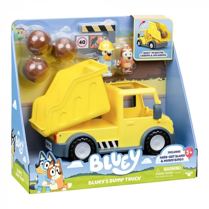 Bluey Damperli Kamyon ve Figür Oyun Seti 17673