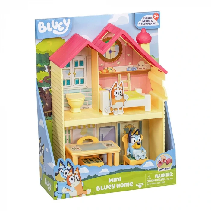 Bluey Mini Ev ve Figür Oyun Seti 17614