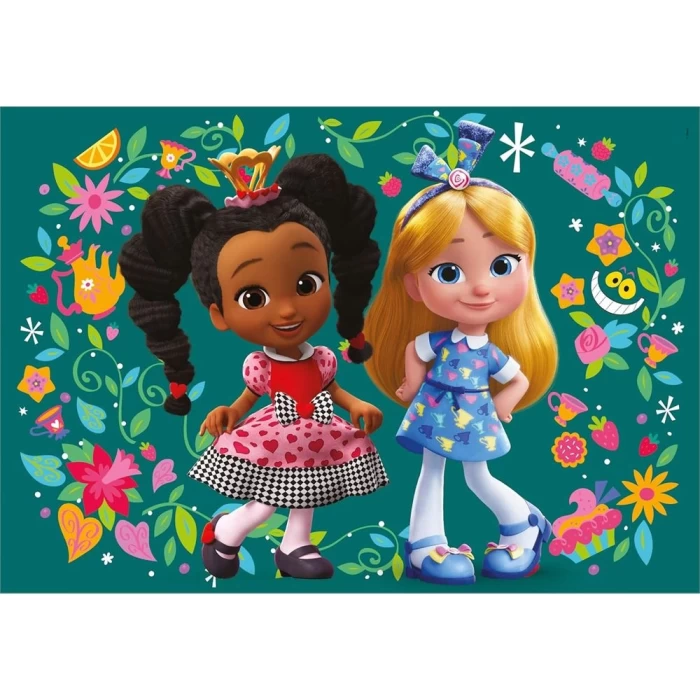 Clementoni Alice’s Wonderland Bakery Puzzle 2x60 Parça 24814