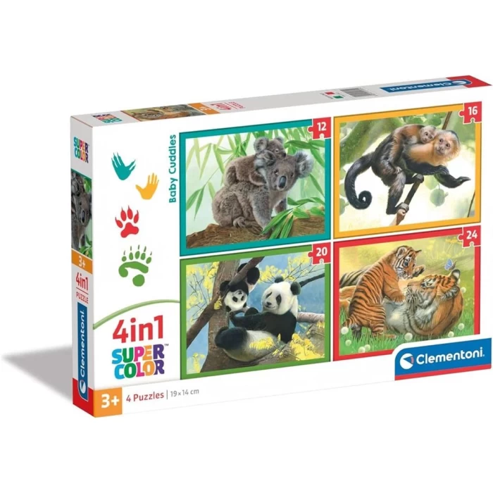 Clementoni Baby Cuddles Puzzle 4 in 1 21532
