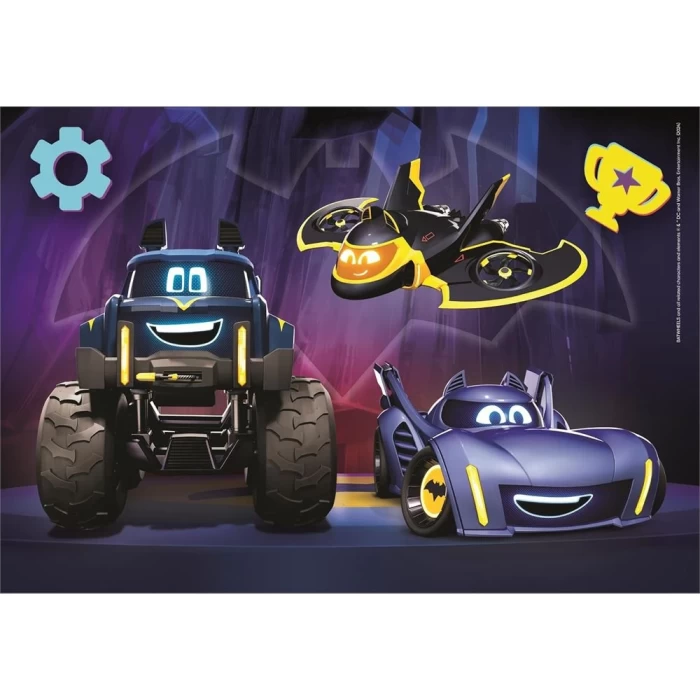 Clementoni Batwheels Puzzle 2x60 Parça 24812