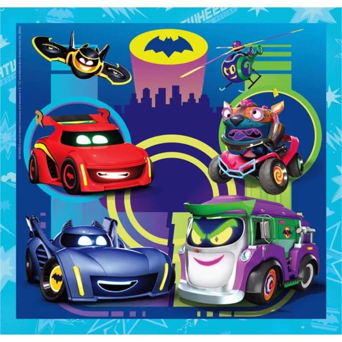 Clementoni Batwheels Puzzle 3x48 Parça 25307