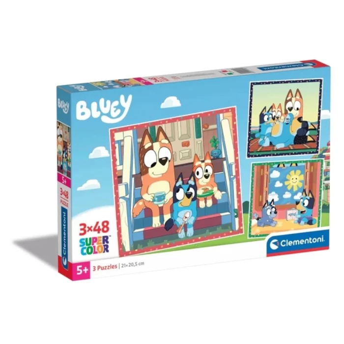 Clementoni Bluey Puzzle 3x48 Parça 25308