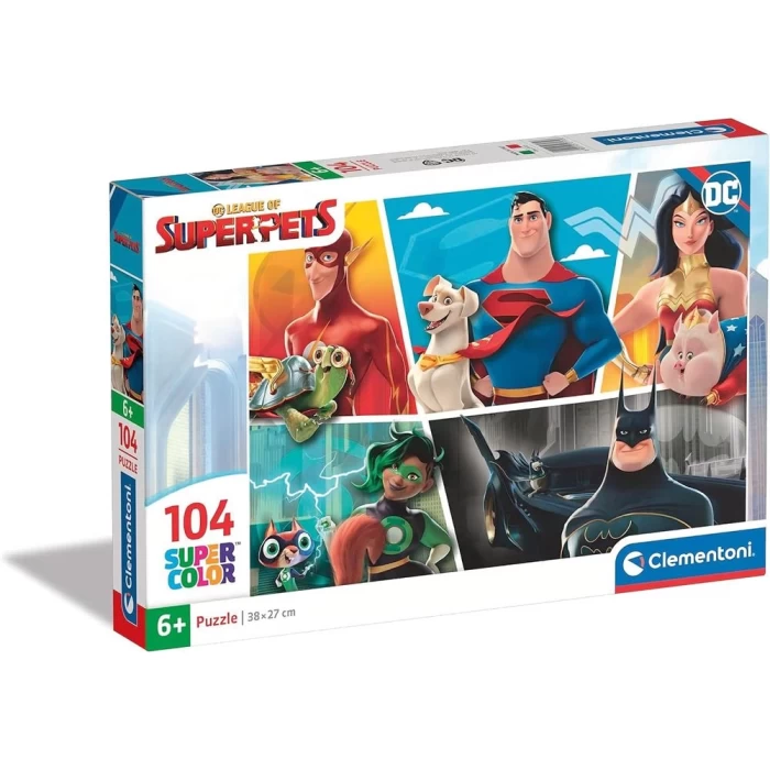 Clementoni DC Super Pets Puzzle 104 Parça 27172