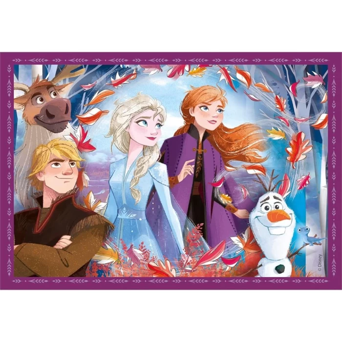 Clementoni Disney Frozen 4 in 1 Puzzle 72 Parça 21518