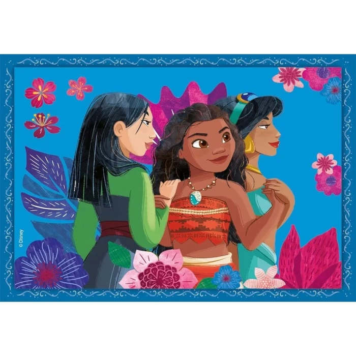 Clementoni Disney Princess Puzzle 4 in 1 72 Parça 21517