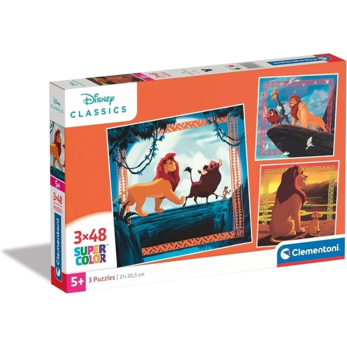 Clementoni Disney The Lion King Puzzle 3x48 Parça 25323
