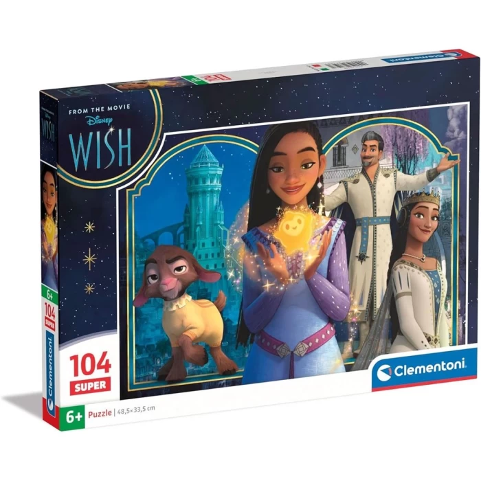 Clementoni Disney Wish Puzzle 104 Parça 27148