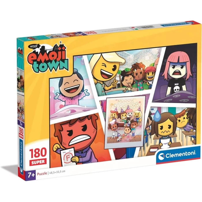 Clementoni Emoji Town Puzzle 180 Parça 29067