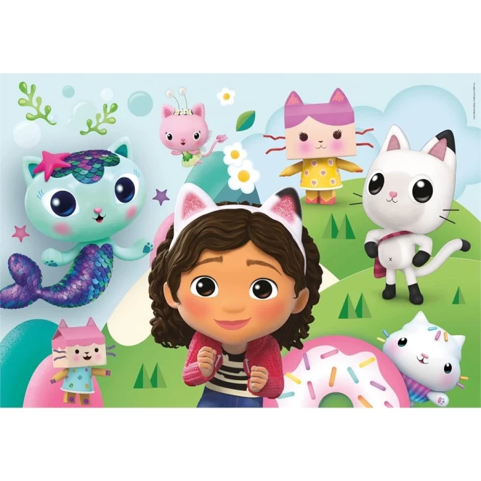 Clementoni Gabbys Dollhouse Puzzle 2x60 Parça 24804