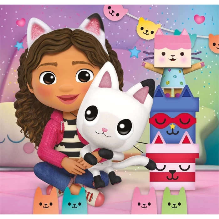 Clementoni Gabbys Dollhouse Puzzle 3x48 Parça 25295