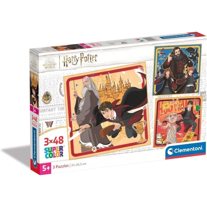 Clementoni Harry Potter Puzzle 3x48 Parça 25312