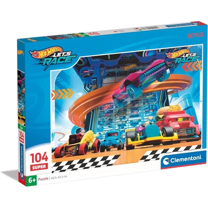 Clementoni Hot Wheels Lets Race Puzzle 104 Parça 25777