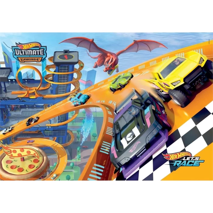 Clementoni Hot Wheels Puzzle 104 Parça 25760