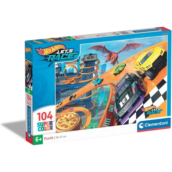 Clementoni Hot Wheels Puzzle 104 Parça 25760